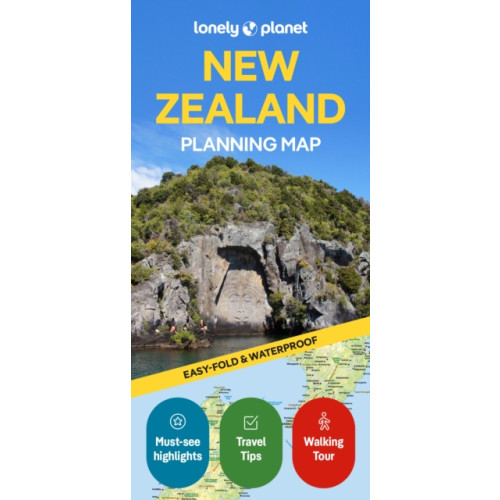 Lonely Planet Global Limited Lonely Planet New Zealand Planning Map