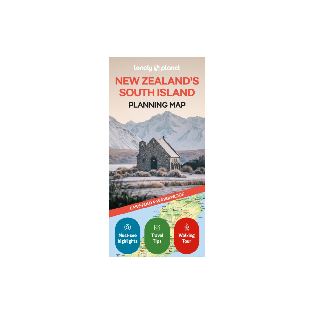 Produktbild för Lonely Planet New Zealand's South Island Planning Map