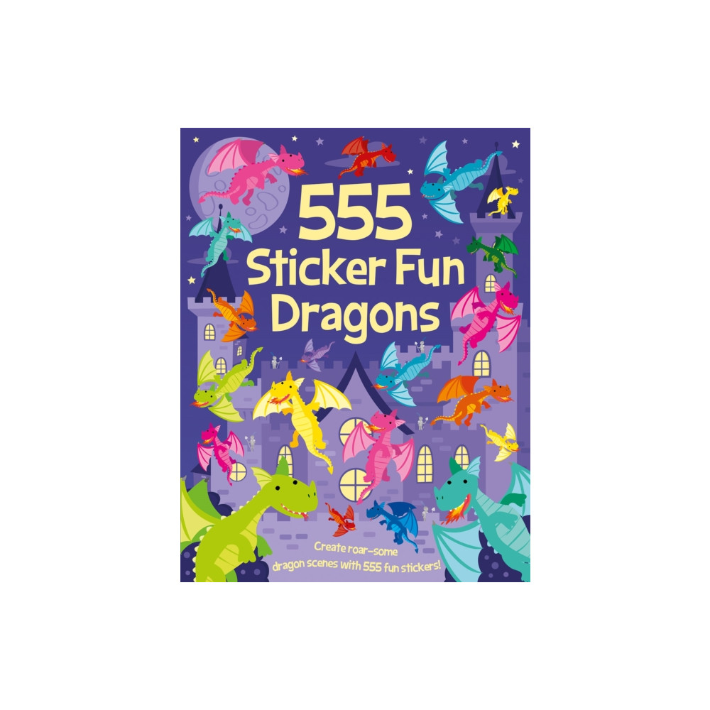 Produktbild för 555 Sticker Fun Dragons (häftad, eng)