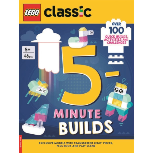 Michael O'Mara Books Ltd LEGO® Classic: 5-Minute Builds (with clear LEGO pieces, fold-out play scene and over 100 activities and challenges) (inbunden, eng)
