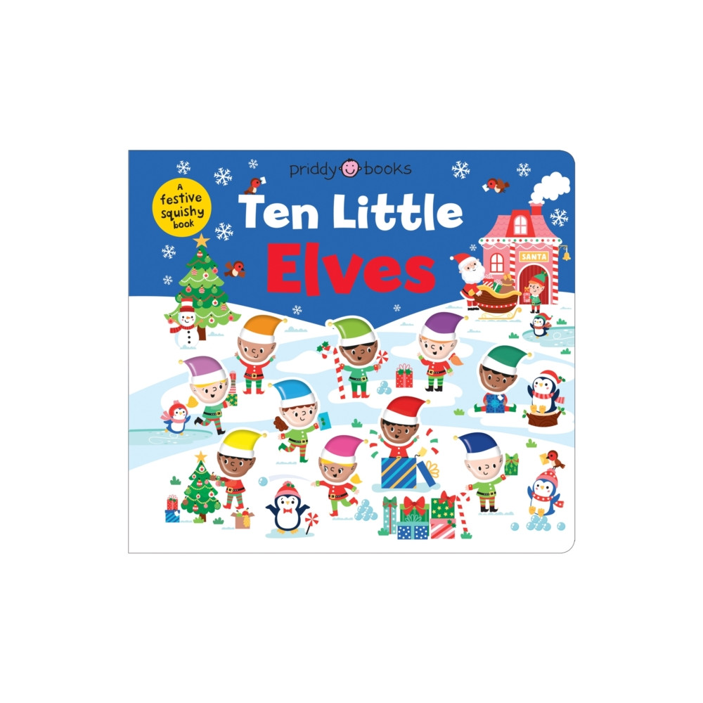 Produktbild för Ten Little Elves (Little Squishies) (bok, board book, eng)