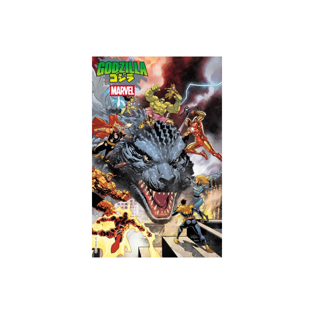 Produktbild för Godzilla Vs. The Marvel Universe (häftad, eng)