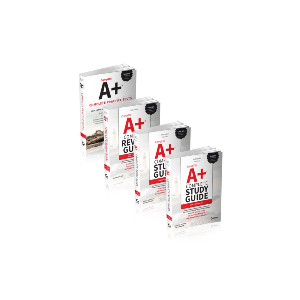 Produktbild för CompTIA A+ Complete Certification Kit: Core 1 Exam 220-1201 and Core 2 Exam 220-1202 (häftad, eng)