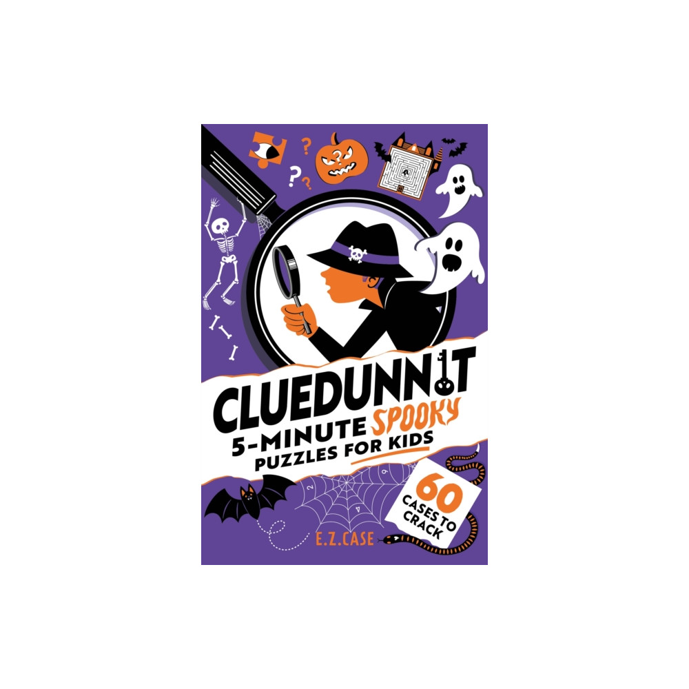 Produktbild för Cluedunnit: 5-minute Spooky Puzzles for Kids (häftad, eng)