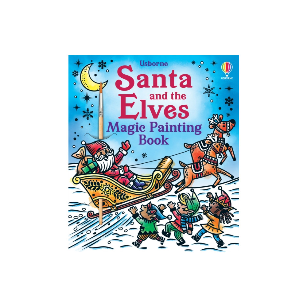 Produktbild för Santa and the Elves Magic Painting Book (häftad, eng)
