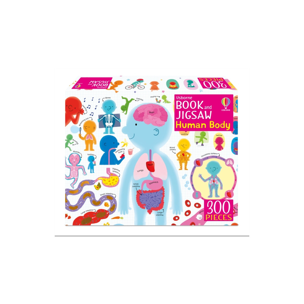 Produktbild för Usborne Book and Jigsaw Human Body (häftad, eng)