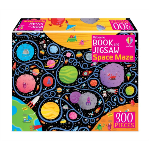 Usborne Publishing Ltd Usborne Book and Jigsaw Space Maze (häftad, eng)
