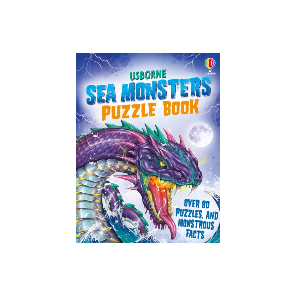 Produktbild för Sea Monsters Puzzle Book (häftad, eng)