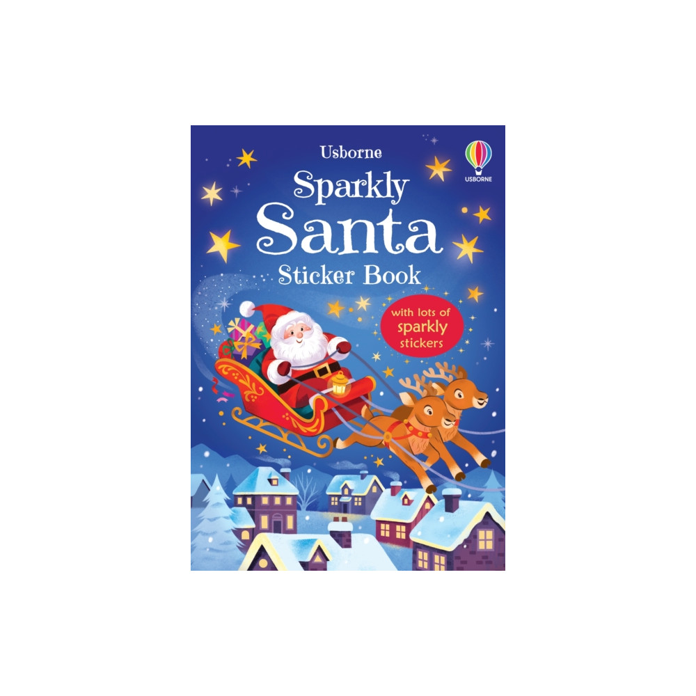 Produktbild för Sparkly Santa Sticker Book (häftad, eng)