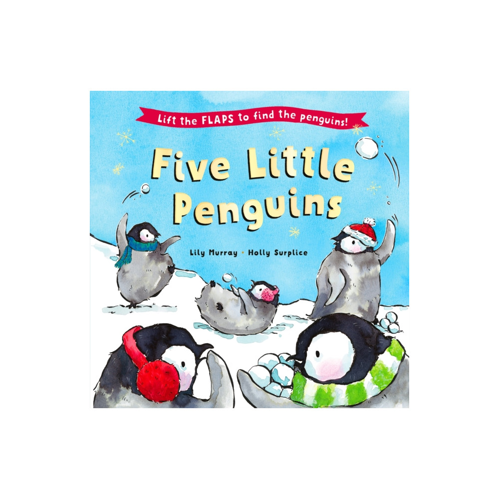 Produktbild för Five Little Penguins (bok, board book, eng)