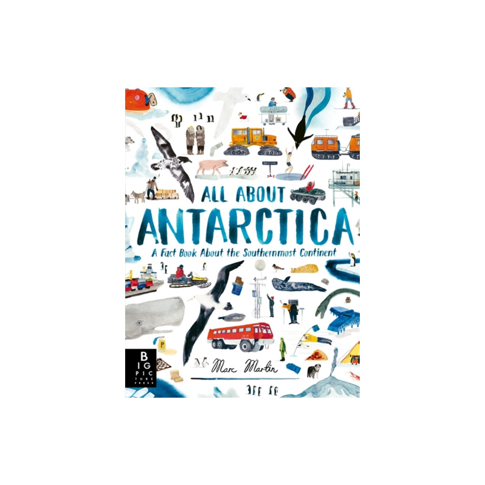 Produktbild för All About Antarctica (inbunden, eng)