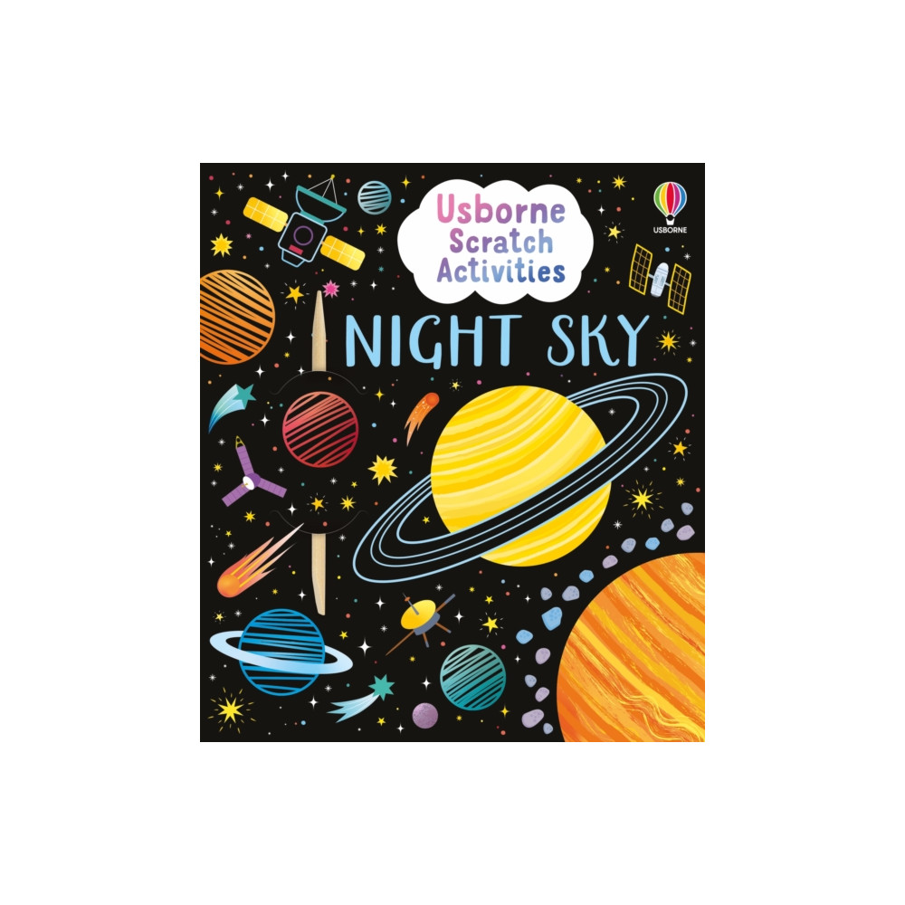 Produktbild för Usborne Scratch Activities Night Sky (häftad, eng)
