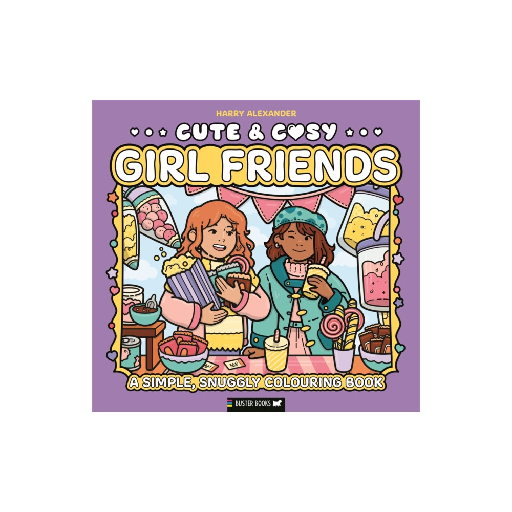 Produktbild för Cute & Cosy: Girl Friends (häftad, eng)