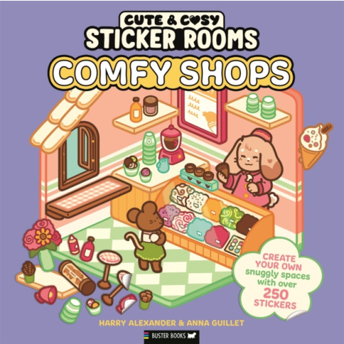 Michael O'Mara Books Ltd Sticker Rooms: Comfy Shops (häftad, eng)
