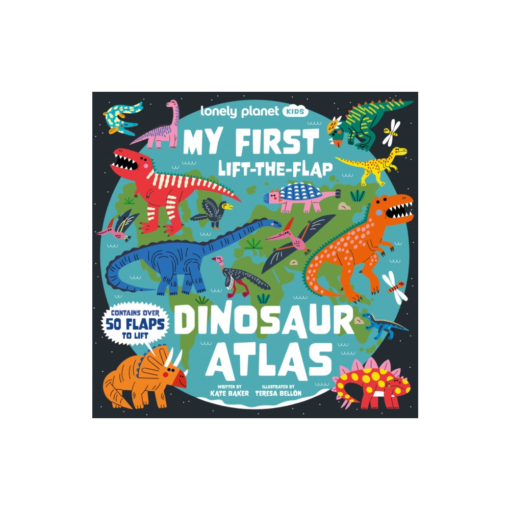 Produktbild för Lonely Planet Kids My First Lift-the-Flap Dinosaur Atlas (inbunden, eng)