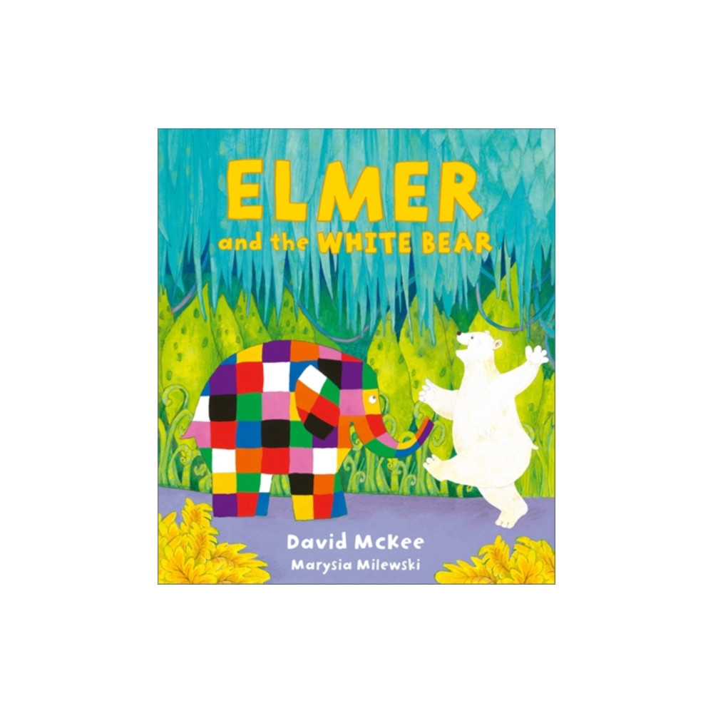 Produktbild för Elmer and the White Bear (inbunden, eng)