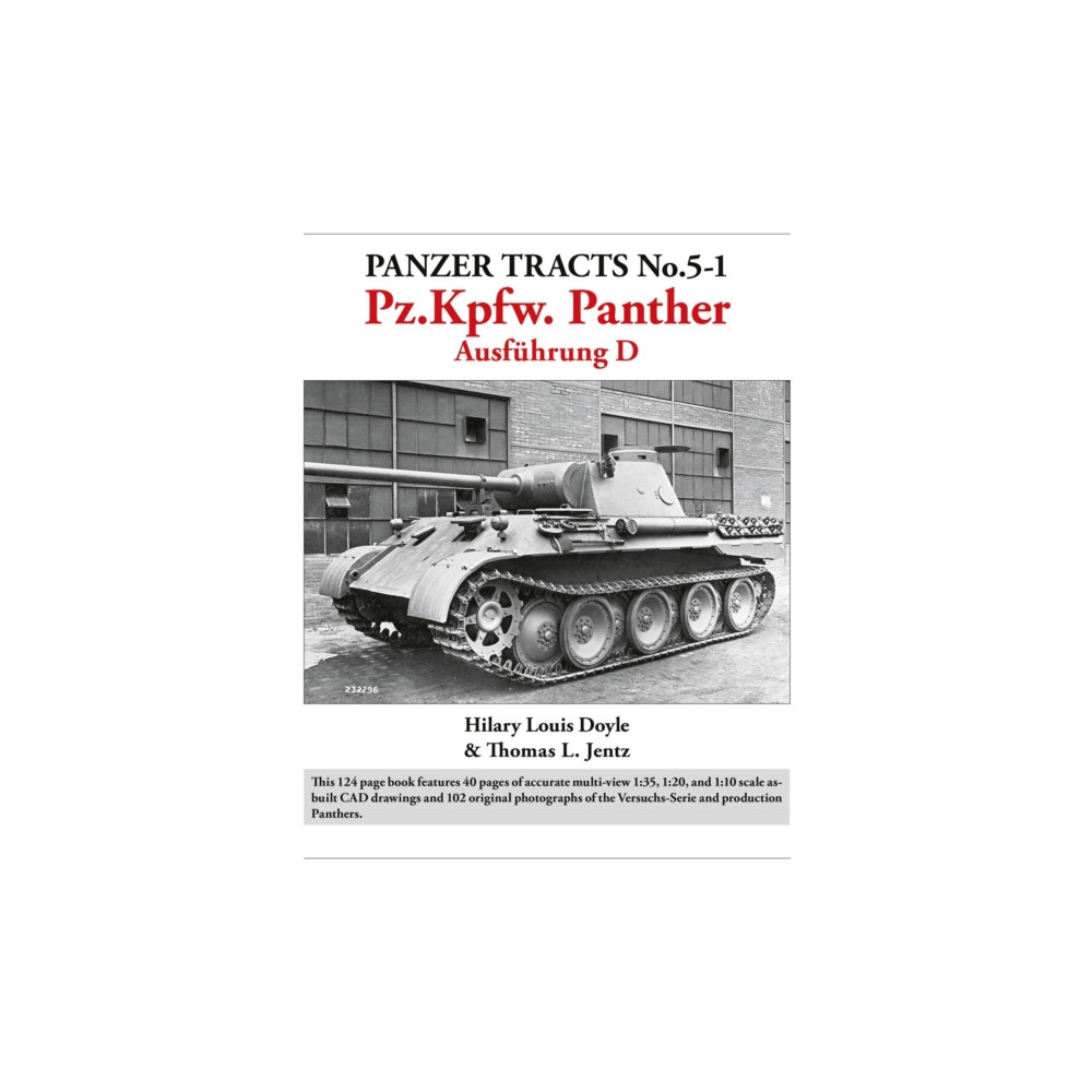 Produktbild för Panzer Tracts No.5-1: Pz.Kpfw. Panther Ausfuhrung D (häftad, eng)