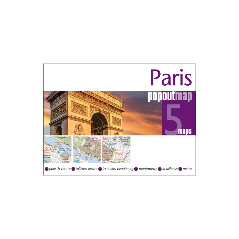 Produktbild för Paris PopOut Map