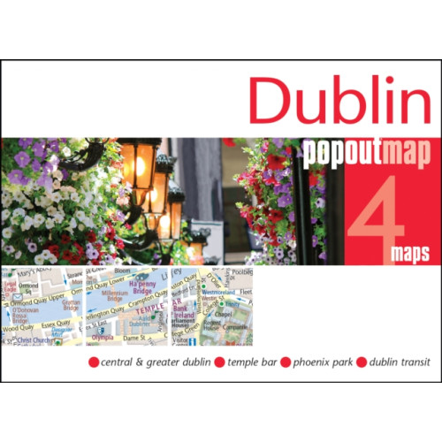 Heartwood Publishing Dublin PopOut Map - pocket size, pop up map of Dublin city centre