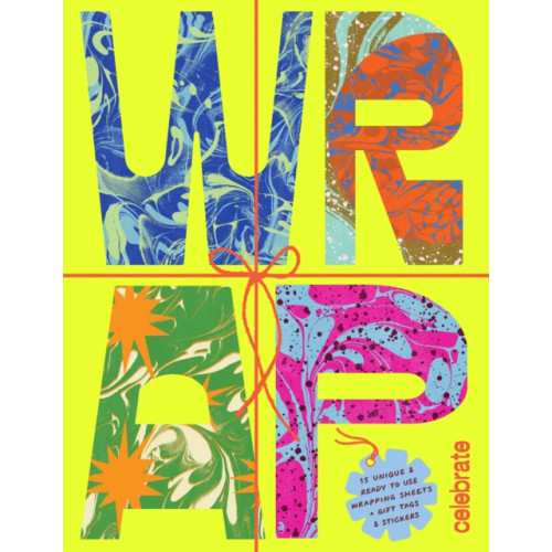 Rockpool Publishing WRAP: Celebrate - Gift Wrapping Paper Book with Gift Tags (häftad, eng)