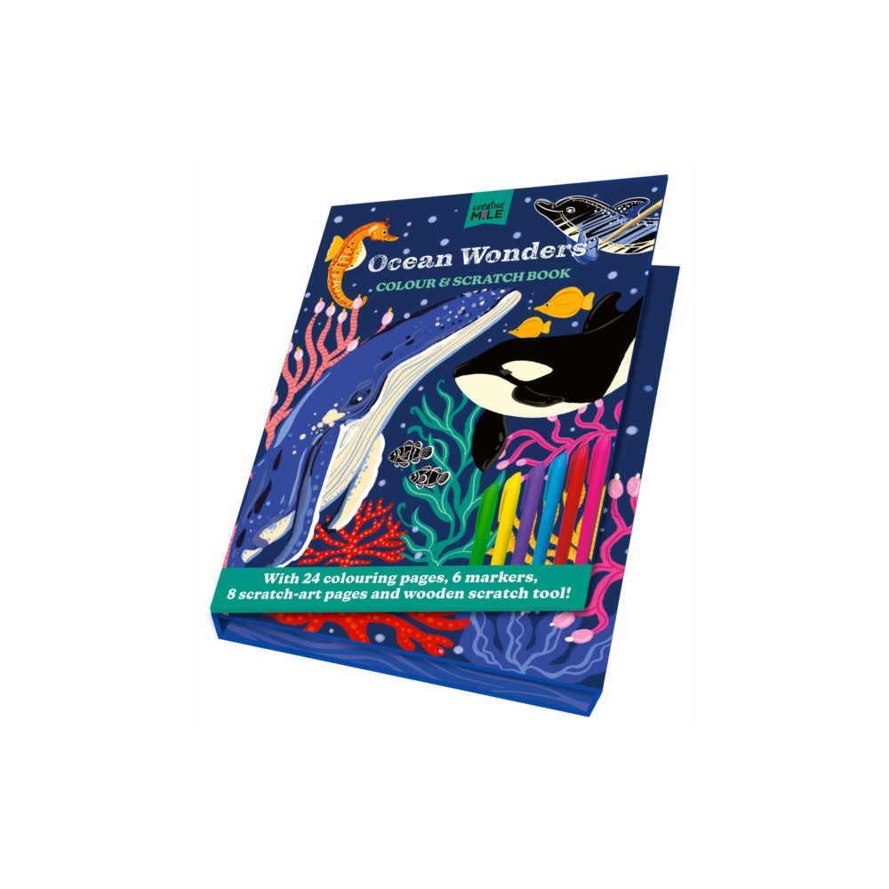 Produktbild för Ocean Wonders Colour and Scratch Book (inbunden, eng)