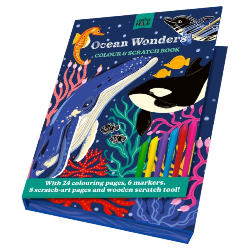 Five Mile Ocean Wonders Colour and Scratch Book (inbunden, eng)
