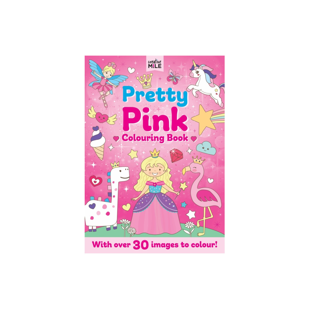Produktbild för Pretty Pink Colouring Book (häftad, eng)
