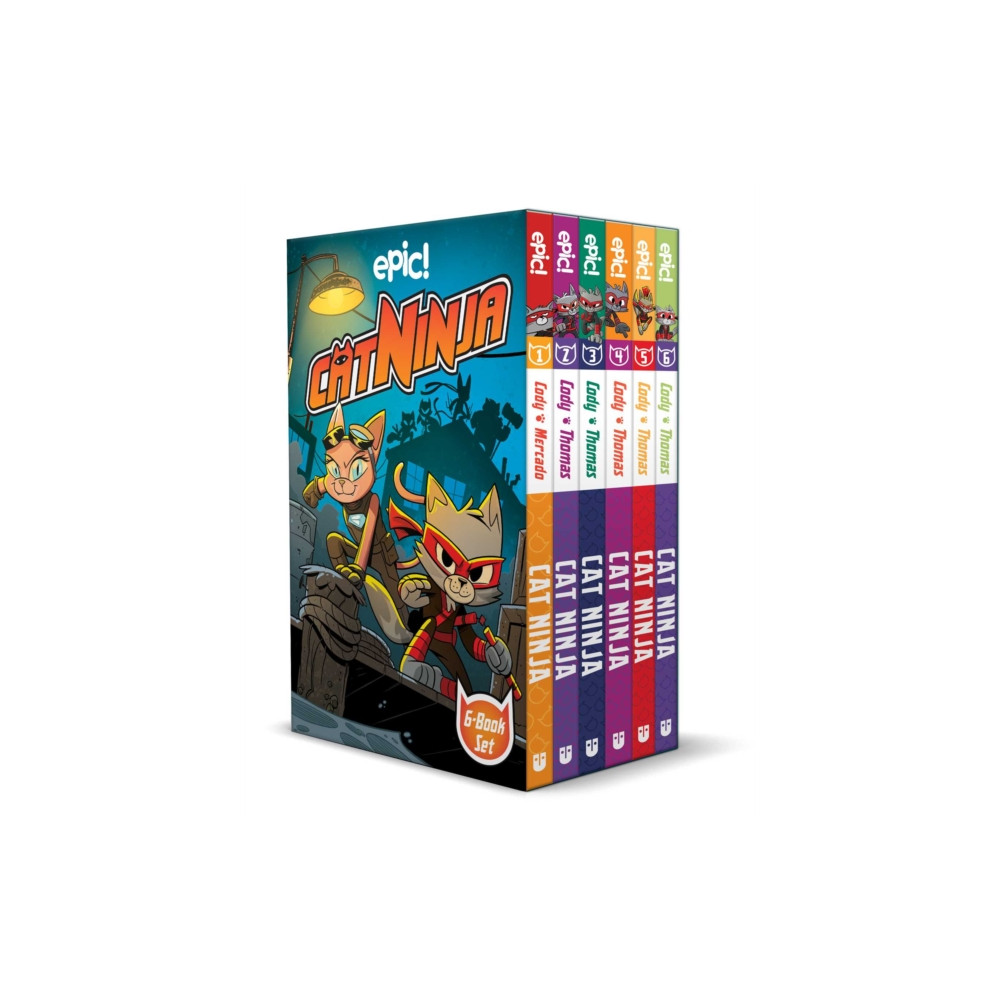 Produktbild för Cat Ninja Box Set Books 1–6 (häftad, eng)