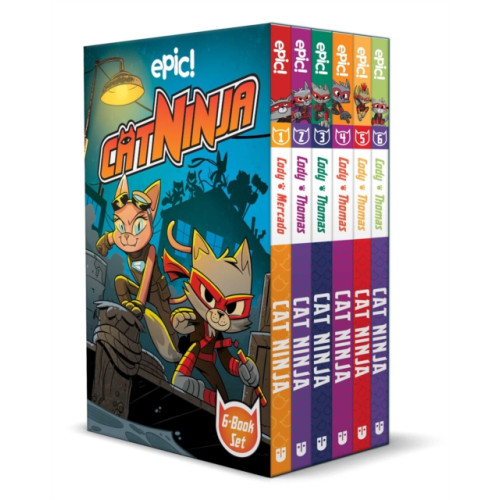 Andrews McMeel Publishing Cat Ninja Box Set Books 1–6 (häftad, eng)