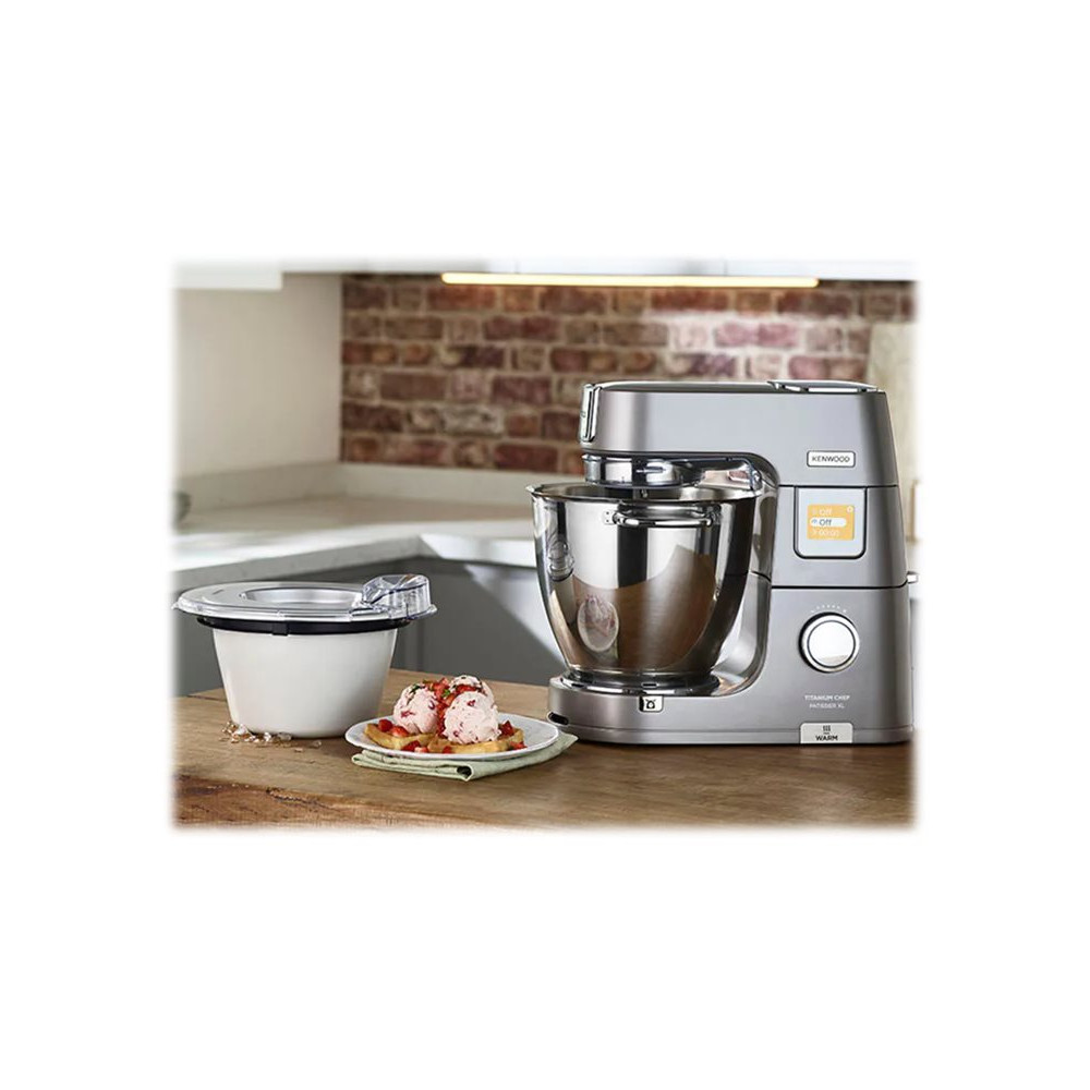 Produktbild för Kenwood KAX71.000WH - glassmaskintillsats - vit