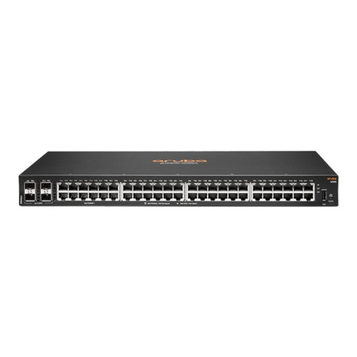 Hewlett Packard Enterprise HPE Aruba 6000 48G 4SFP Switch - switch - 48 portar - Administrerad - rackmonterbar