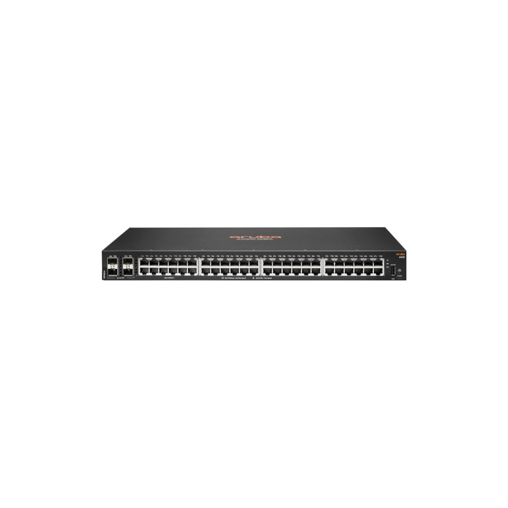 Produktbild för HPE Aruba 6000 48G 4SFP Switch - switch - 48 portar - Administrerad - rackmonterbar
