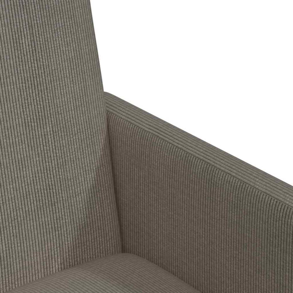Produktbild för Matstolar med hjul 2 pcs Ljusgrå 57 x 66 x 94 cm Mockatyg