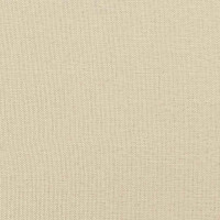 Produktbild för Matstolar med hjul med hjul 2 pcs Kräm 58 x 65 x 94 cm tyg