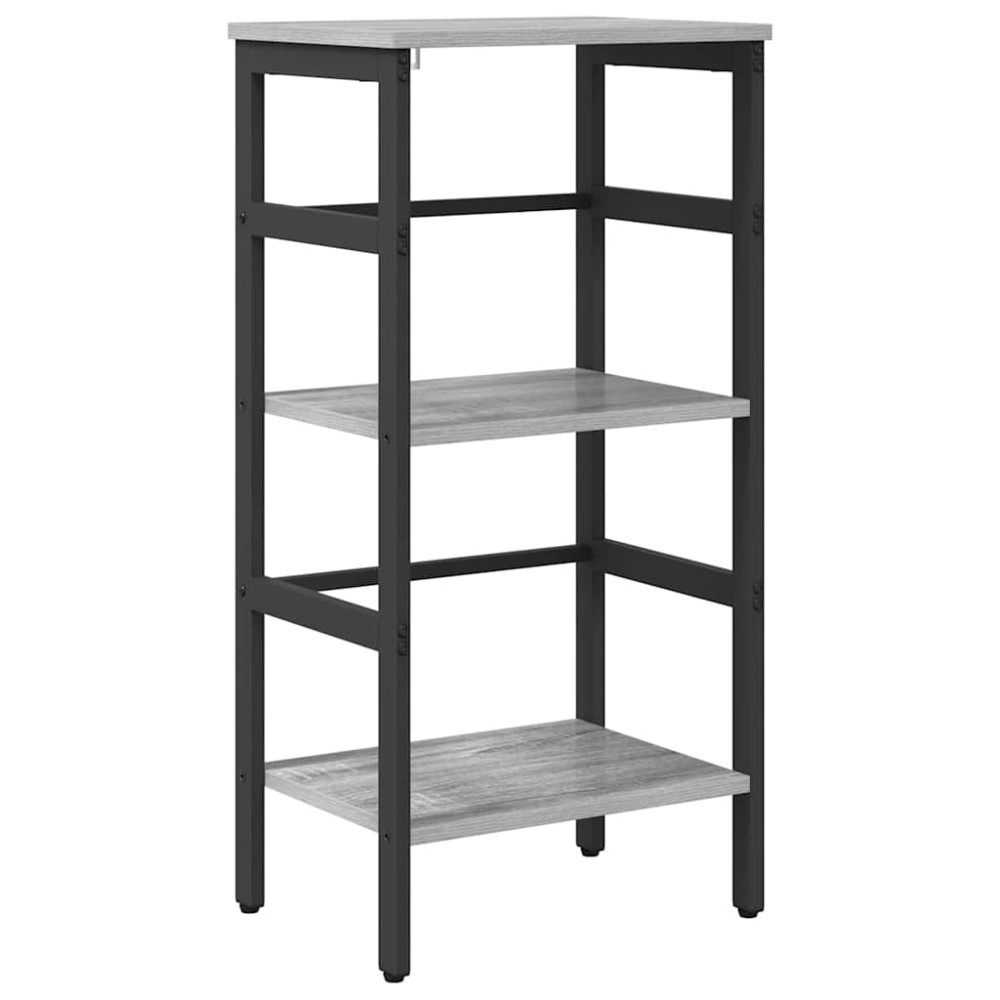 Produktbild för Hyllsystem Grå Sonoma 40 x 29,5 x 81 cm Konstruerat trä