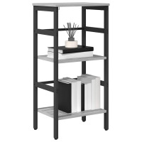 Produktbild för Hyllsystem Grå Sonoma 40 x 29,5 x 81 cm Konstruerat trä