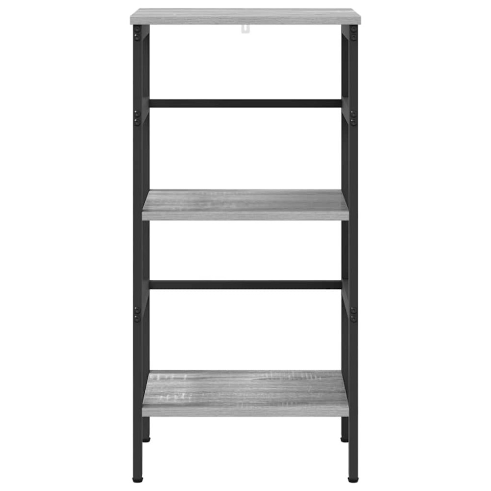 Produktbild för Hyllsystem Grå Sonoma 40 x 29,5 x 81 cm Konstruerat trä