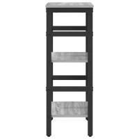Produktbild för Hyllsystem Grå Sonoma 40 x 29,5 x 81 cm Konstruerat trä