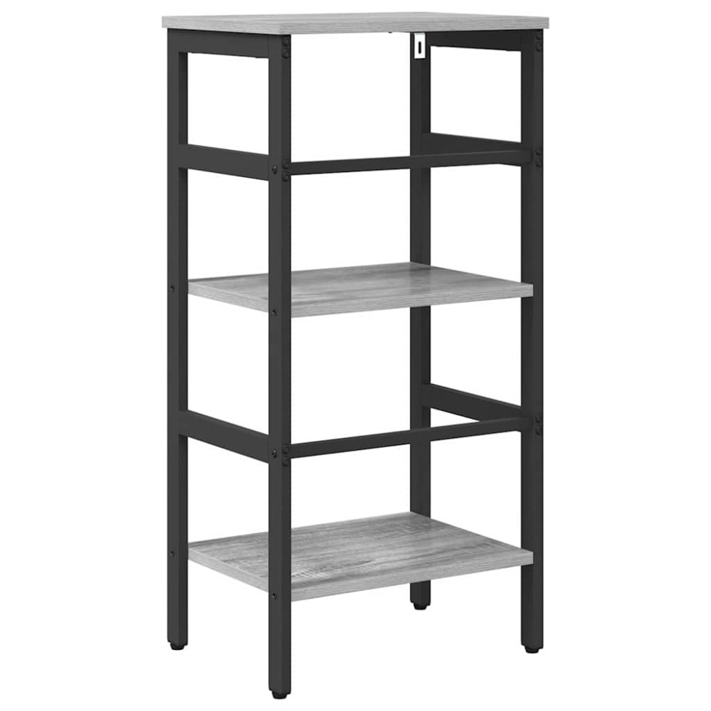 Produktbild för Hyllsystem Grå Sonoma 40 x 29,5 x 81 cm Konstruerat trä