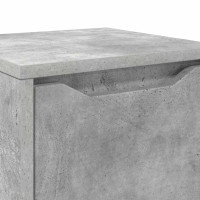 Produktbild för Badrumsskåp Betonggrå 30,5 x 30 x 101 cm Konstruerat trä