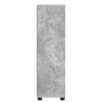 Produktbild för Badrumsskåp Betonggrå 30,5 x 30 x 101 cm Konstruerat trä