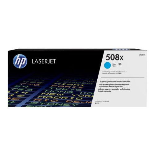 HP Toner HP CF361X 508X 9,5K cyan