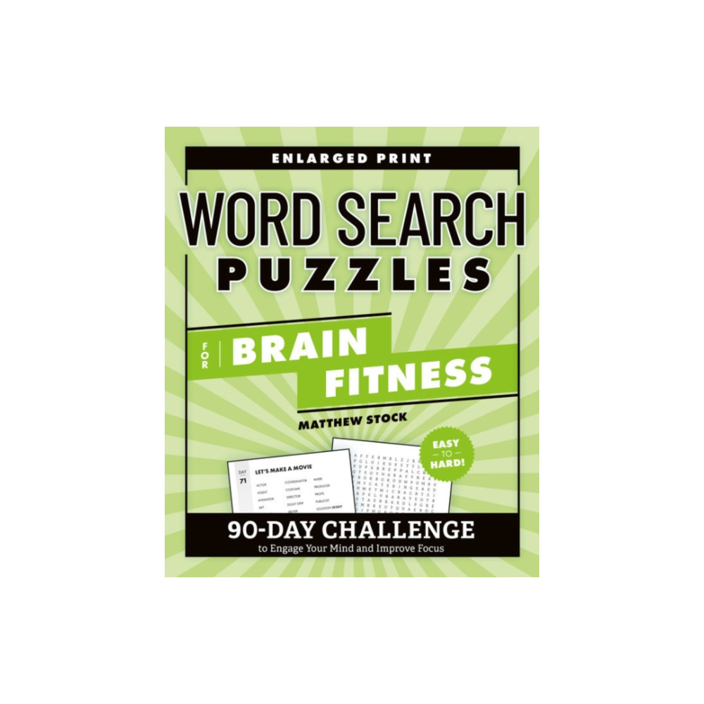 Produktbild för Word Search Puzzles for Brain Fitness (häftad, eng)