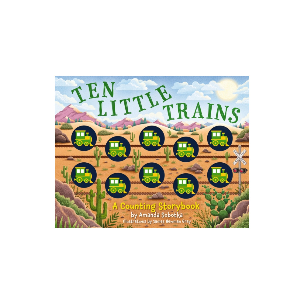 Produktbild för Ten Little Trains (bok, board book, eng)