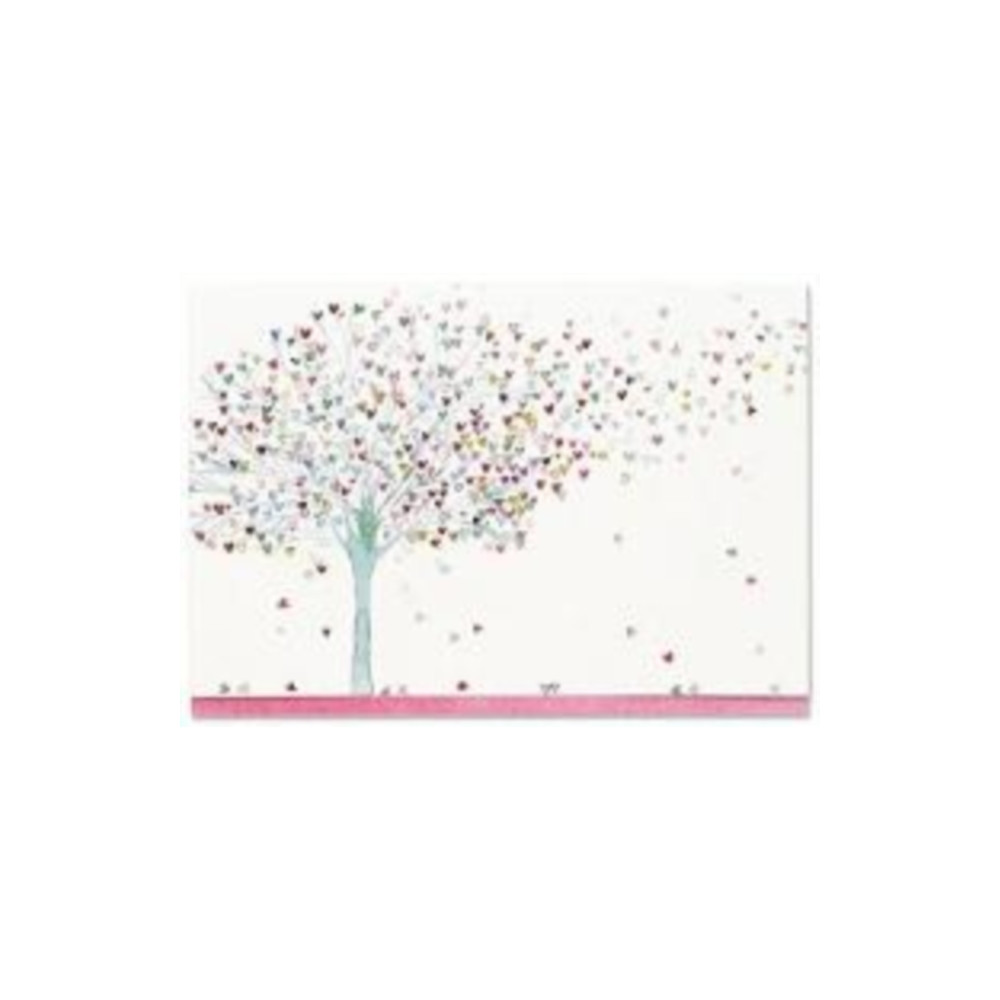 Produktbild för NOTE CARD TREE OF HEARTS (häftad, eng)