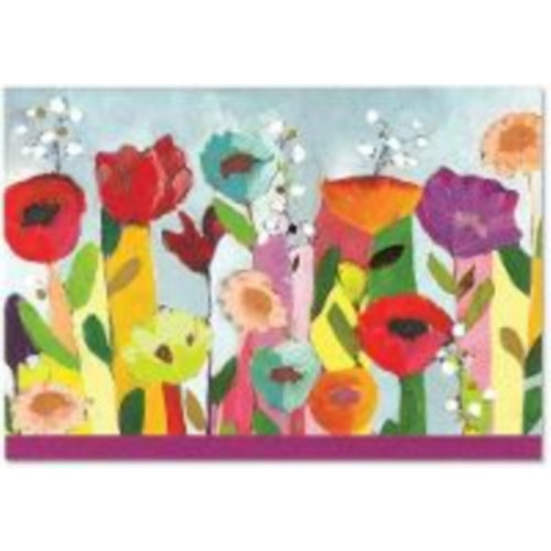 Peter Pauper Press NOTE CARD BRILLIANT FLORAL (häftad, eng)