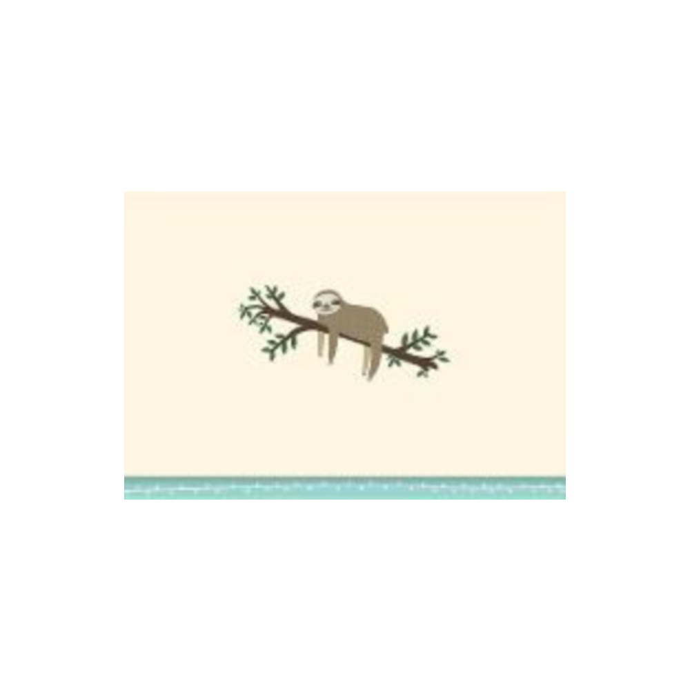 Produktbild för NOTE CARD SLOTH (häftad, eng)