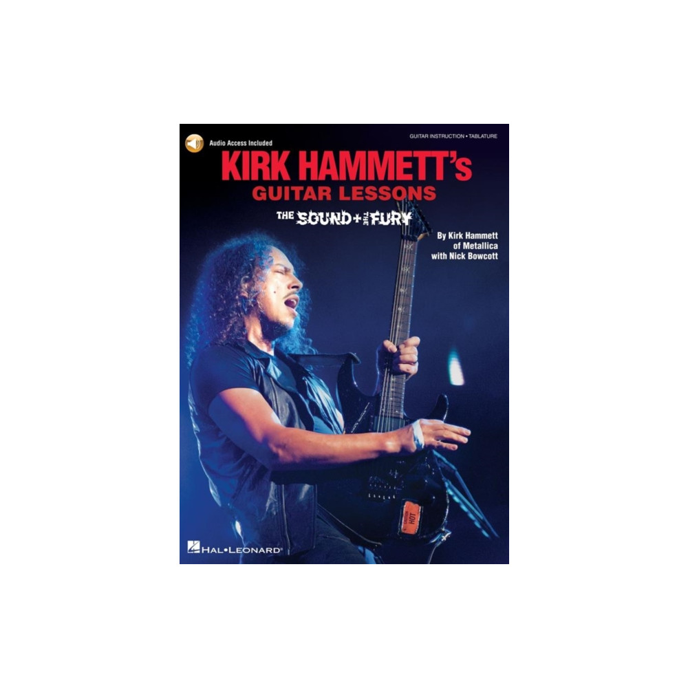 Produktbild för KIRK HAMMETTS GUITAR LESSONSTHE SOUND TH (häftad, eng)
