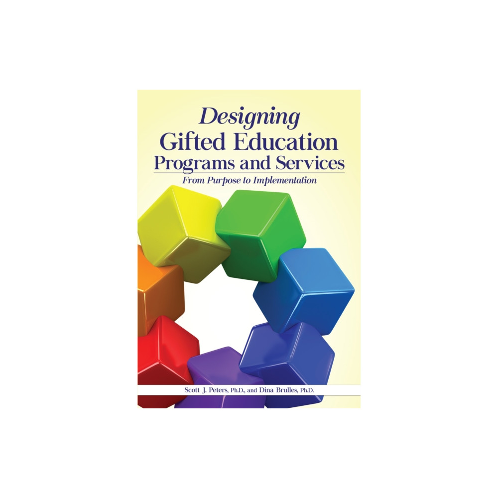 Produktbild för Designing Gifted Education Programs and Services (häftad, eng)