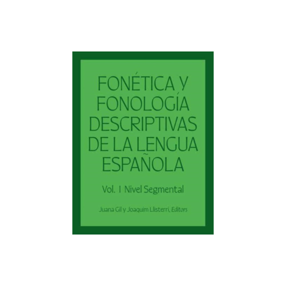 Produktbild för Fonetica y fonologia descriptivas de la lengua espanola (inbunden, eng)